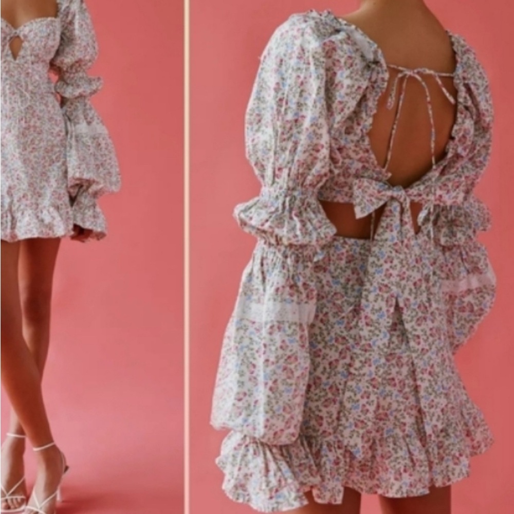 For Love and Lemons Lucca Mini Dress Medium